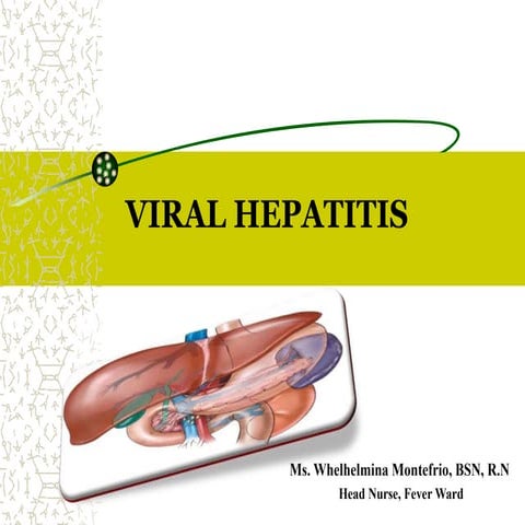 Viral hepatitis
