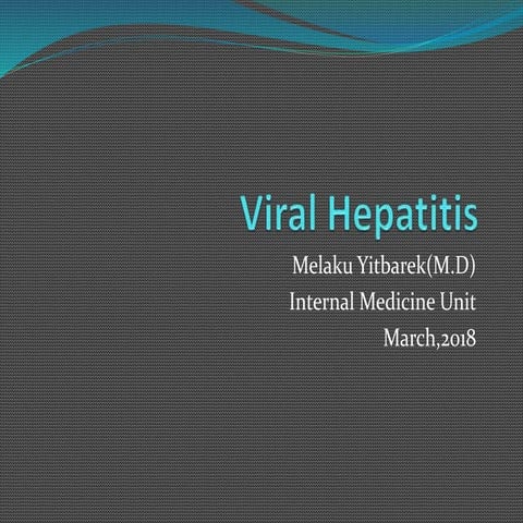 Viral hepatitis 