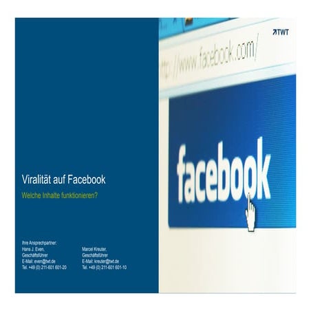 Viralität auf Facebook by TWT