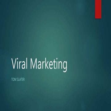Viral marketing