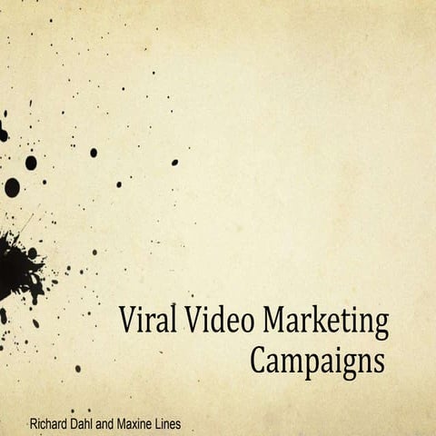 Viral Marketing Campaigns