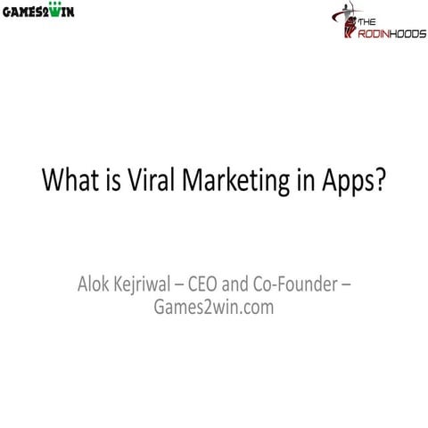 Viral Marketing in Apps by Rodinhood