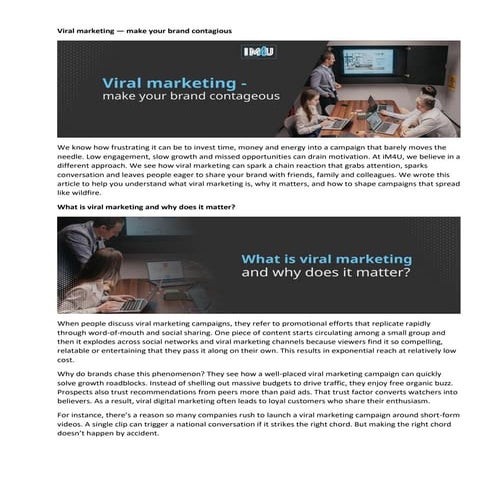Viral marketing — make your brand contagious.pdf