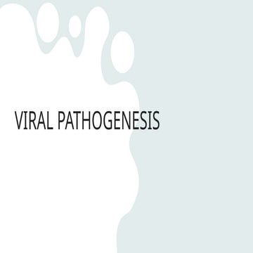 viral pathogenesisviral pathogenesisviral pathogenesisviral ...