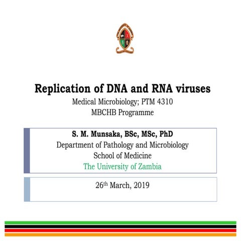 Viral replication and Mechanism of infection and spread of viruses through th...