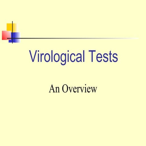Viral tests