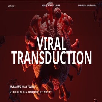 Viral Transduction: Types, Mechanism, and Its Role in Gene Transfer