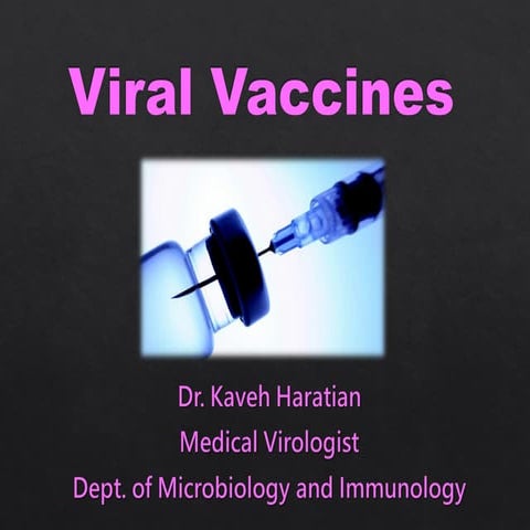 Viral vaccines, An introduction 