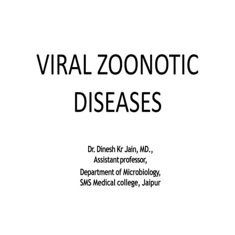 Viral zoonotic disease