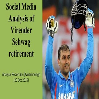 Virender Sehwag retirement on Socia...