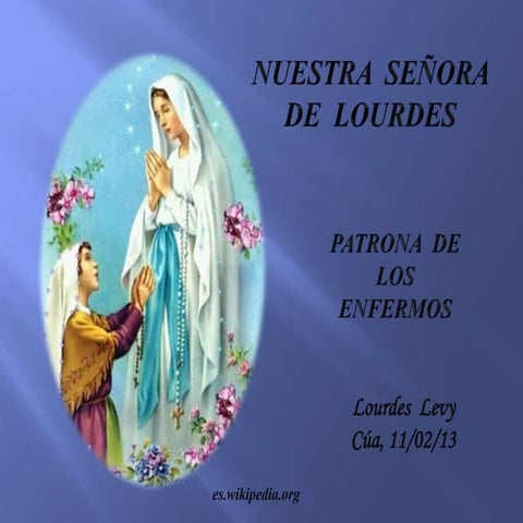 Virgen de nuestra señora de lourdes