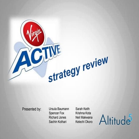 Strategy Consulting Project