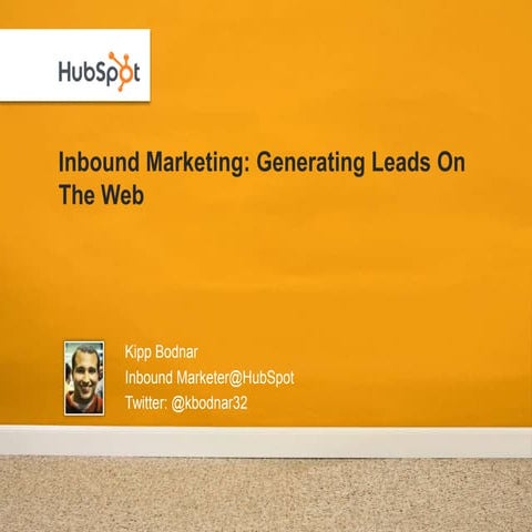 Inbound Marketing: Generating Leads With Social Media