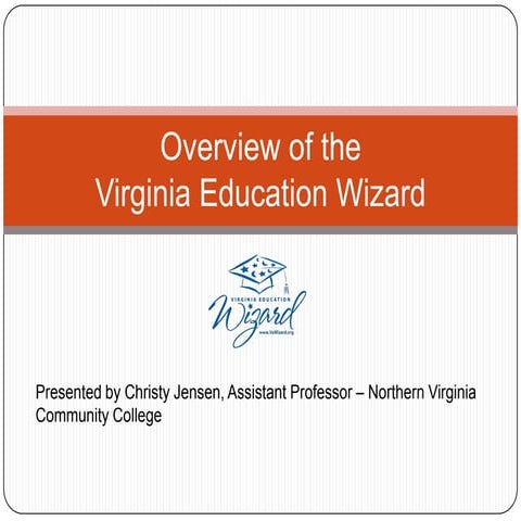 Overview of the Virginia Education Wizard