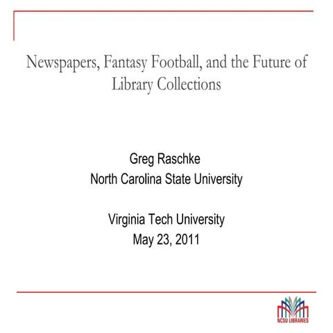 Virginia tech collections_presentation