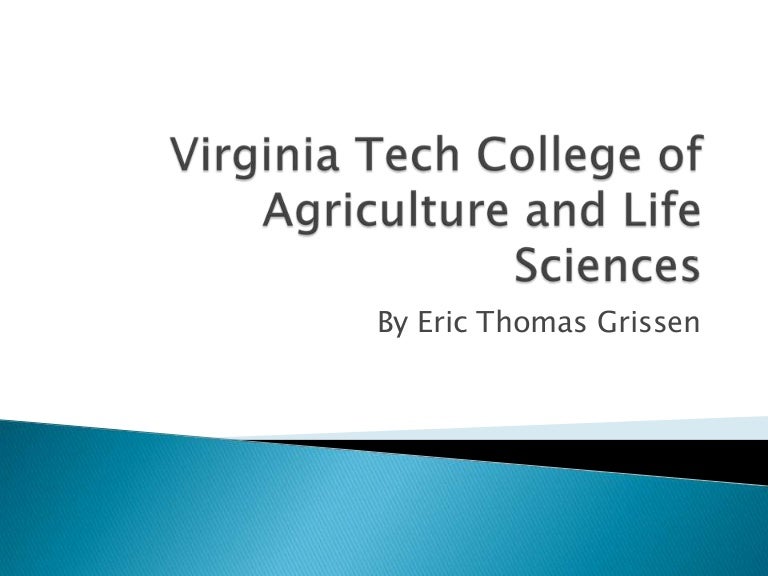 Virginia Tech College of Agriculture and Life Sciences
