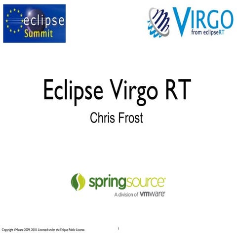 Virgo RT from Eclipse Summit Europe 2010