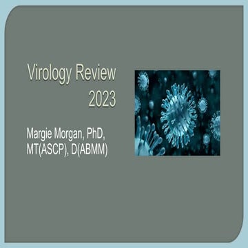 VIROLOGY REVIEW 2023 PPT