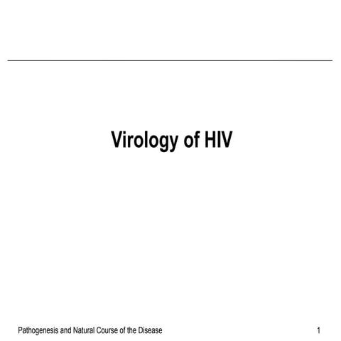 Pathogenesis Hiv Slide | PPTX