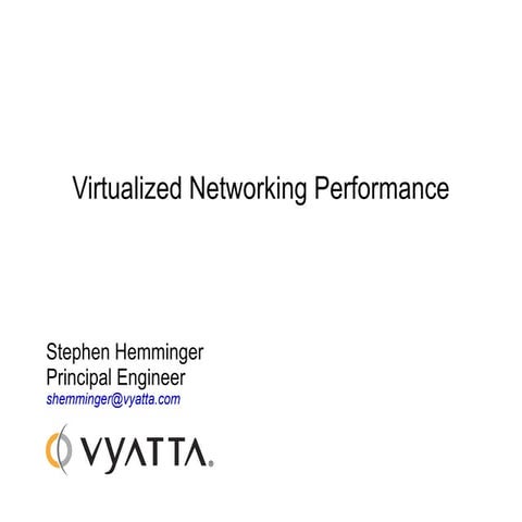 Virtual Network Performance Challenge