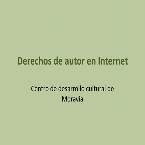 Virtual derechos de autor en internet