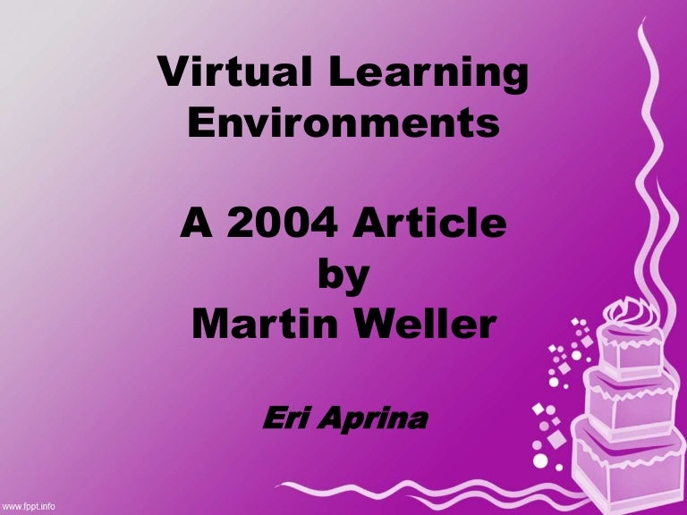 Dissertation virtual learning environment