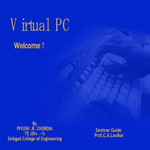 Virtual Pc Seminar