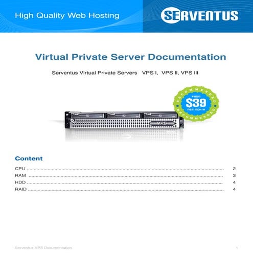 Virtual Private Server Documentation