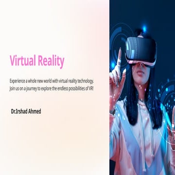 Basic concept of Virtual-Reality and its Applications