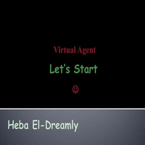 Virtual agent in HCI | PPTX