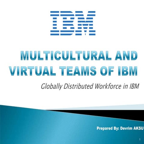 Virtual And Multicultural Teams of IBM