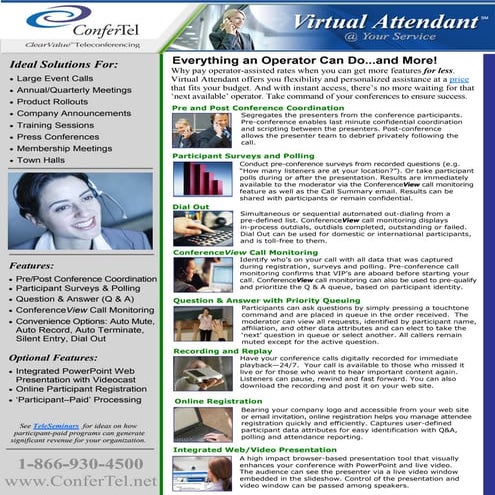ConferTel Virtual Attendant