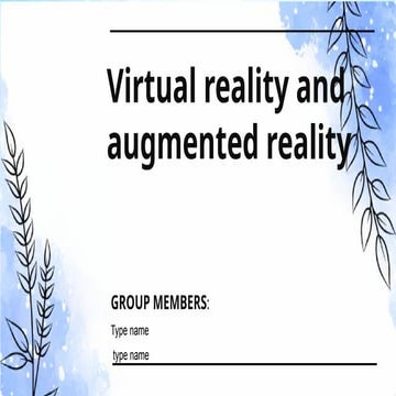 virtual and augmented reality also includes their types and detailed explanation