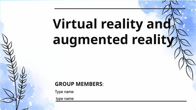 virtual and augmented reality also includes their types and detailed explanation