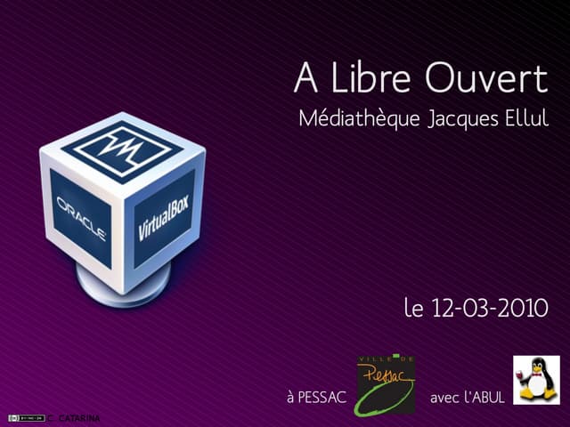 A Libre Ouvert : Virtual box