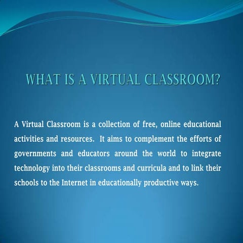 Virtual classroom