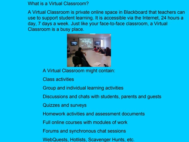 Virtual classroom