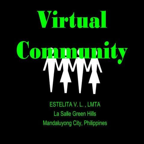 Virtual community - Quick Reference to Ethnography of Virtual Community