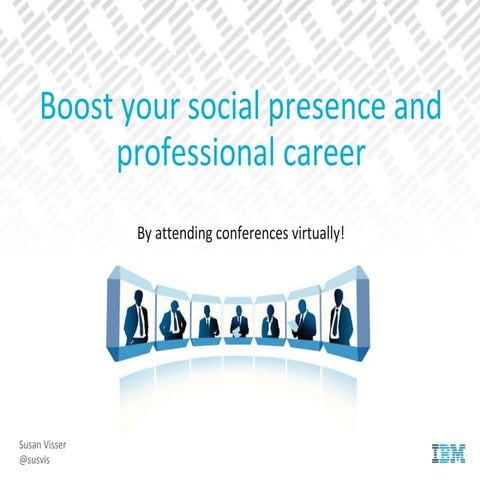 How to attend conferences vitually and build your social presence