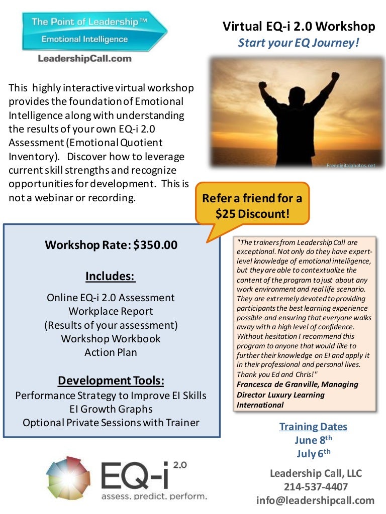 virtual eq i workshop flyer s flyer powerpoint
