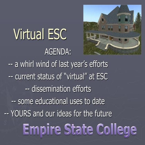 VirtualESC - Kickoff   Spring 2012