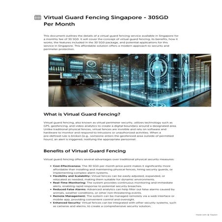 Virtual Guard Fencing Singapore - 30SGD Per Month.pdf