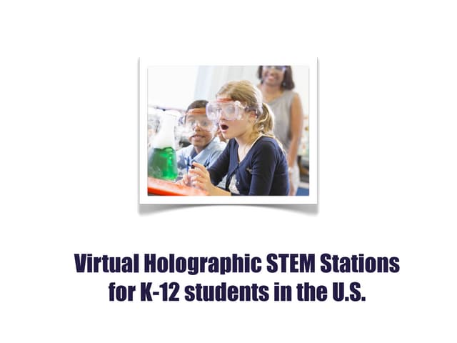 Virtual holographic stem stations