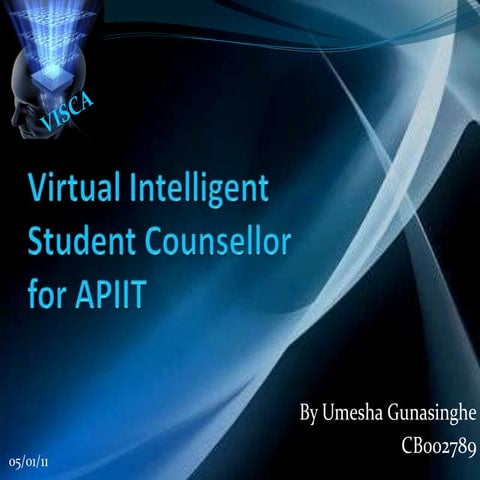 Virtual intelligent student counselor for apiit