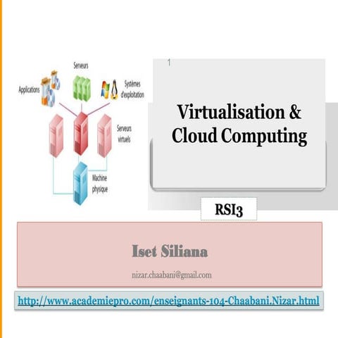 Virtualisation & Cloud. Cloud Computing. Iset Siliana RSI3..pdf