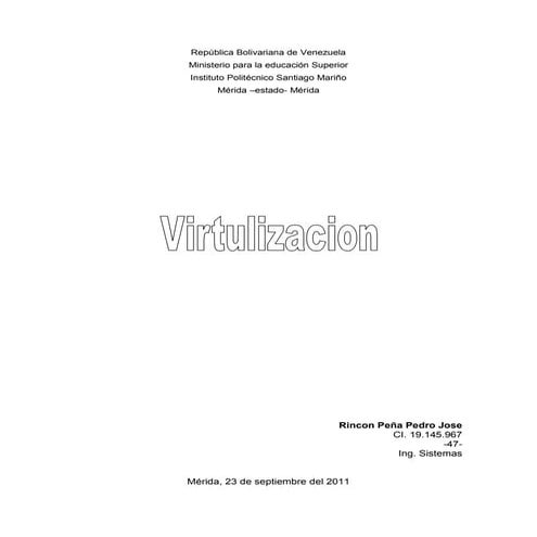 Virtualizacion
