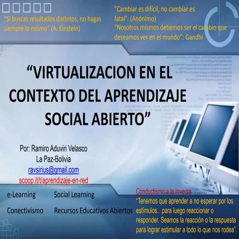 Virtualizacion y Aprendizaje Social Abierto