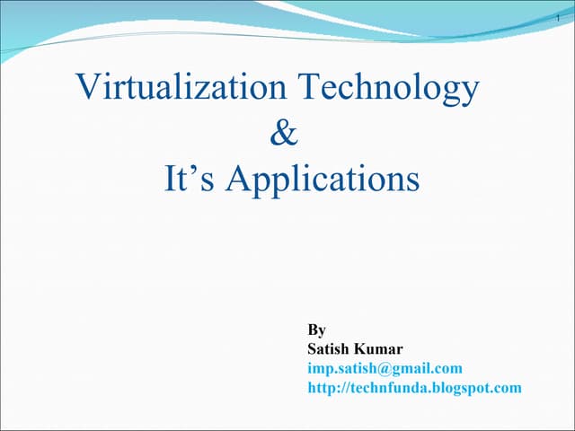 Virtualization