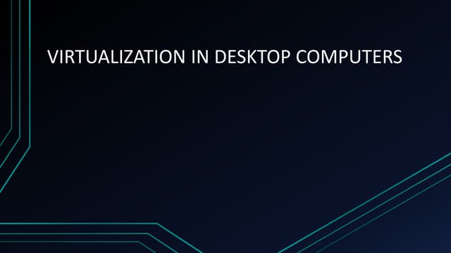 Virtualization