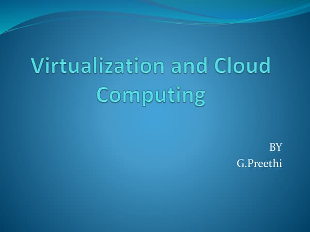 Virtualization